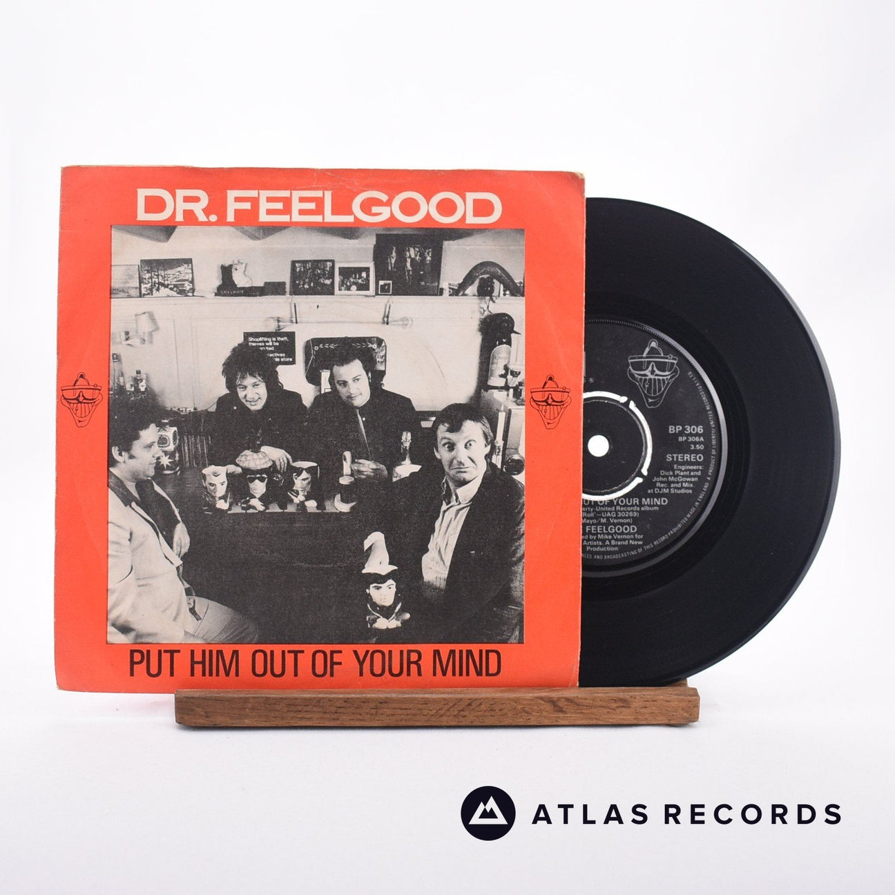 Dr. Feelgood Put Him Out Of Your Mind 7" Vinyl Record - Front Cover & Record