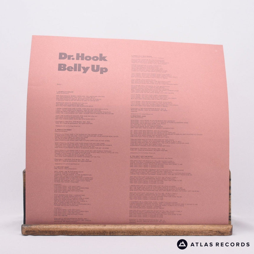 Dr. Hook & The Medicine Show - Belly Up - A1 B1 LP Vinyl Record - NM/EX