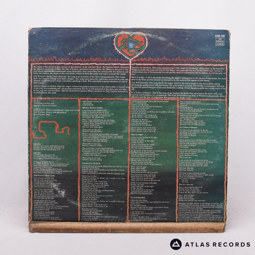 Dr. Z - Three Parts To My Soul - LP Vinyl Record - VG/VG+