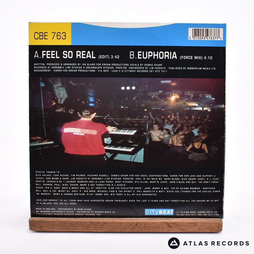 Dream Frequency - Feel So Real - 7" Vinyl Record - EX/EX