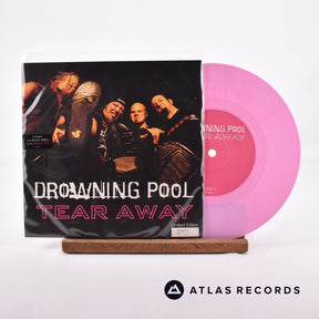 Drowning Pool Tear Away 7" Vinyl Record - Front Cover & Record