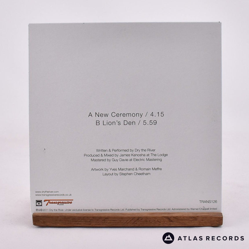 Dry The River - New Ceremony - Signed 7" Vinyl Record - NM/NM