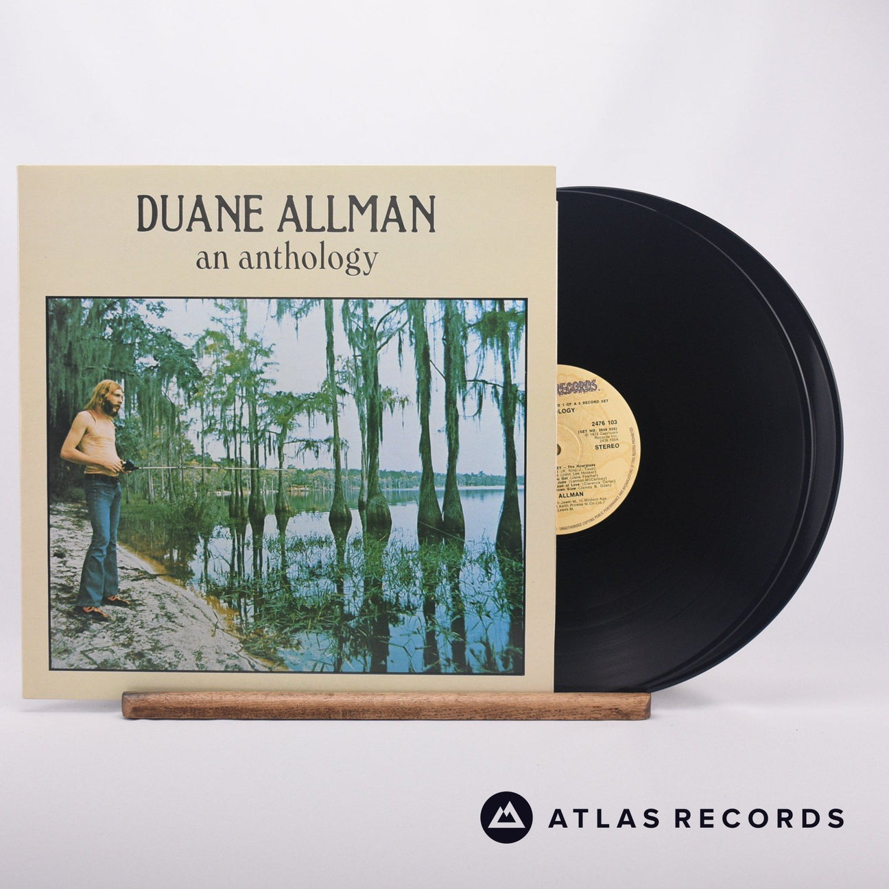 Duane Allman An Anthology Double LP Vinyl Record - Front Cover & Record