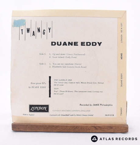 Duane Eddy - Twangy - 7" EP Vinyl Record - EX/VG+