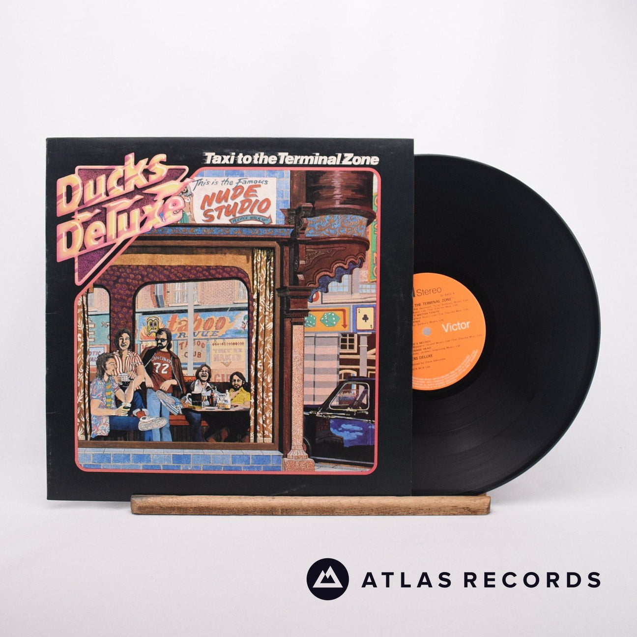 Ducks Deluxe Taxi To The Terminal Zone LP Vinyl Record - Front Cover & Record