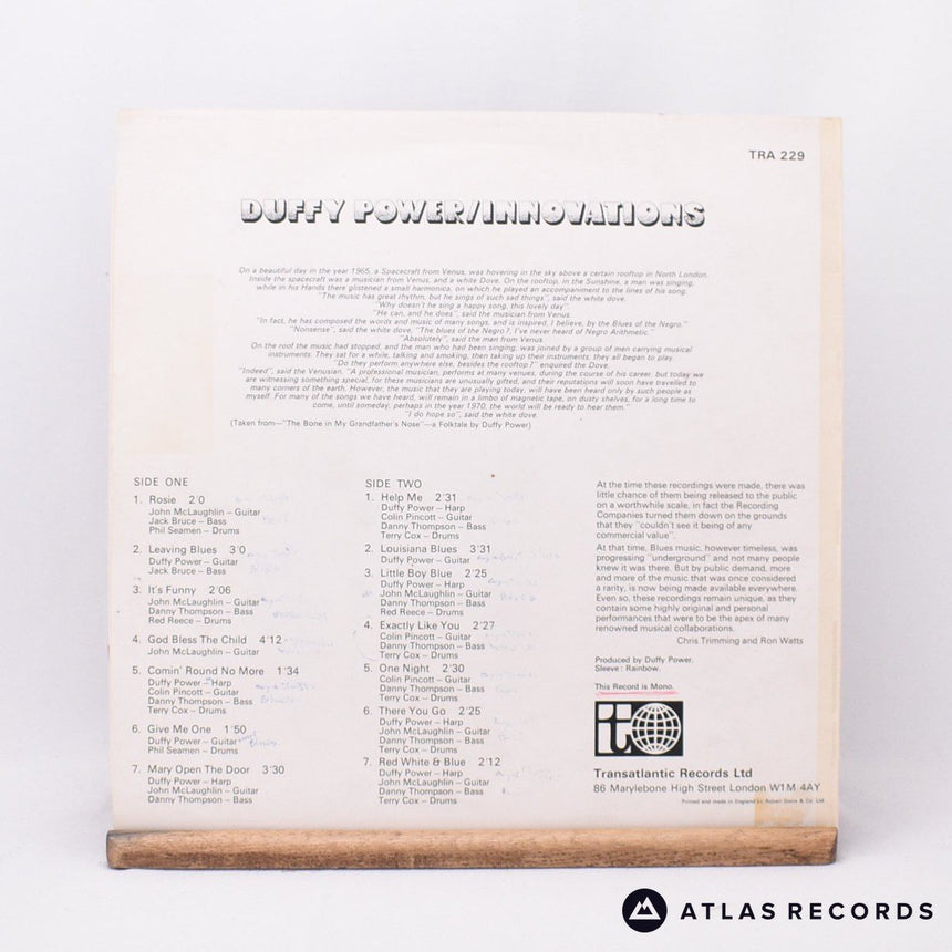 Duffy Power - Innovations - Mono LP Vinyl Record - EX/EX