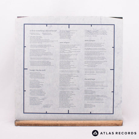 Duran Duran - Arena - Booklet Gatefold Masterdisk LP Vinyl Record - EX/EX