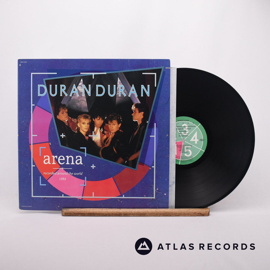 Duran Duran Arena | Recorded Around The World 1984 LP Vinyl Record - Front Cover & Record
