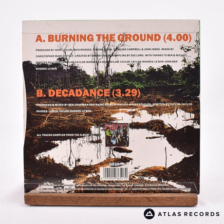 Duran Duran - Burning The Ground - 7" Vinyl Record - VG+/EX