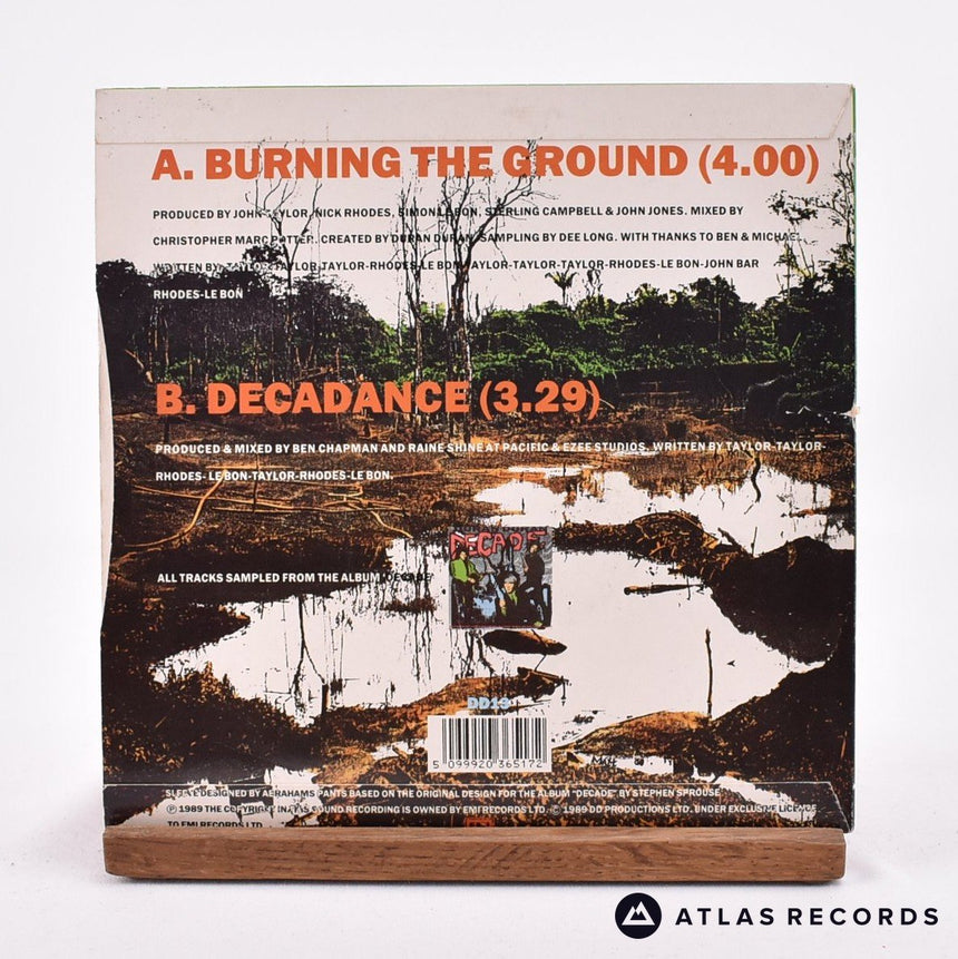 Duran Duran - Burning The Ground - 7" Vinyl Record - VG+/EX