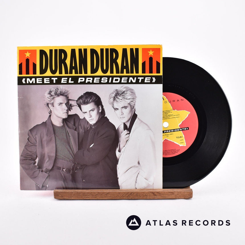 Duran Duran Meet El Presidente 7" Vinyl Record - Front Cover & Record
