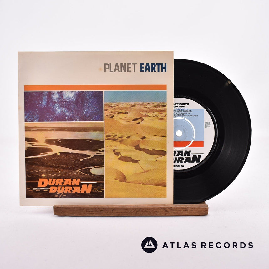 Duran Duran Planet Earth 7" Vinyl Record - Front Cover & Record