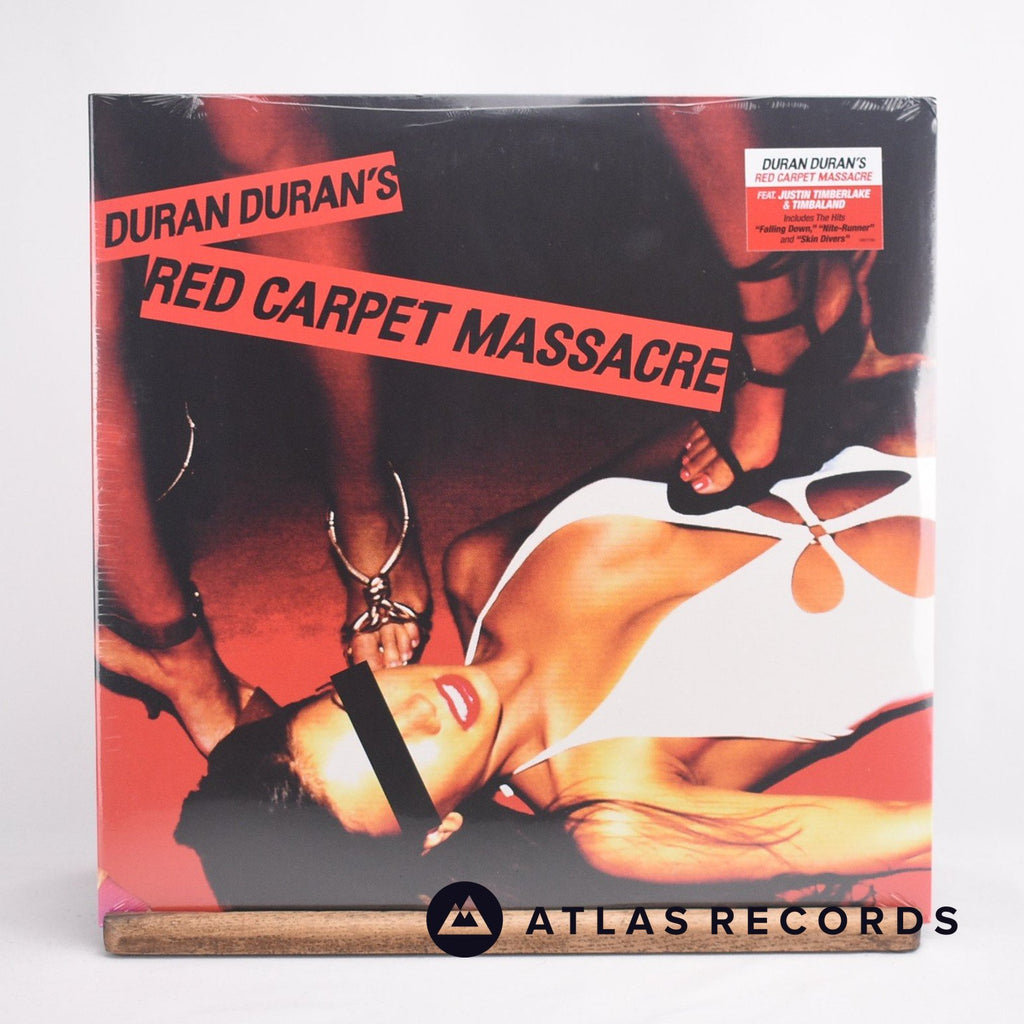 Duran Duran Red Carpet Massacre Double LP Vinyl Record - Front Cover & Record