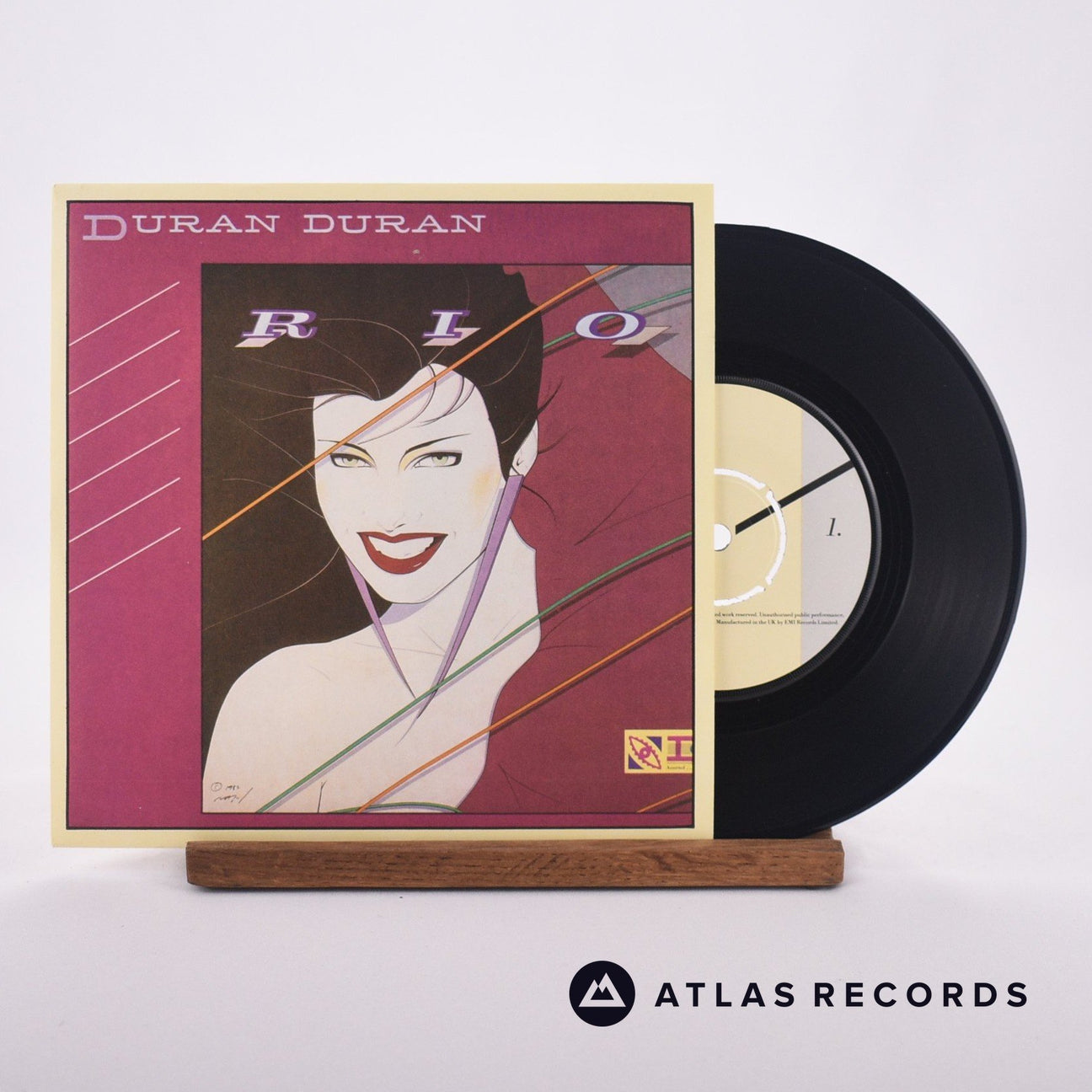 Duran Duran Rio 7" Vinyl Record - Front Cover & Record