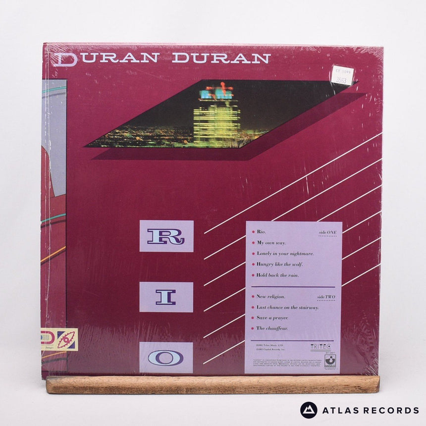 Duran Duran - Rio - Reissue Canada A B LP Vinyl Record - EX/EX