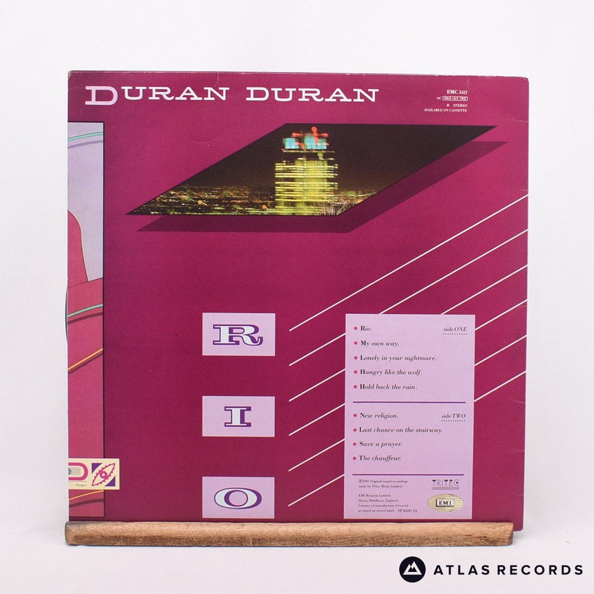 Duran Duran - Rio - First Uk Press A-2 B-1 LP Vinyl Record - EX/VG+