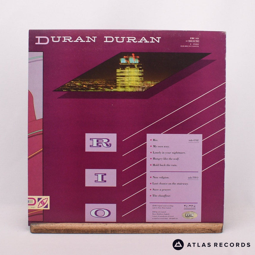 Duran Duran - Rio - First Uk Press Nickz Textured Sleeve LP Vinyl Record - EX/EX