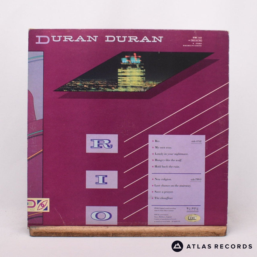 Duran Duran - Rio - Textured Sleeve A-2-1-1 B-2-1 LP Vinyl Record - VG+/VG+