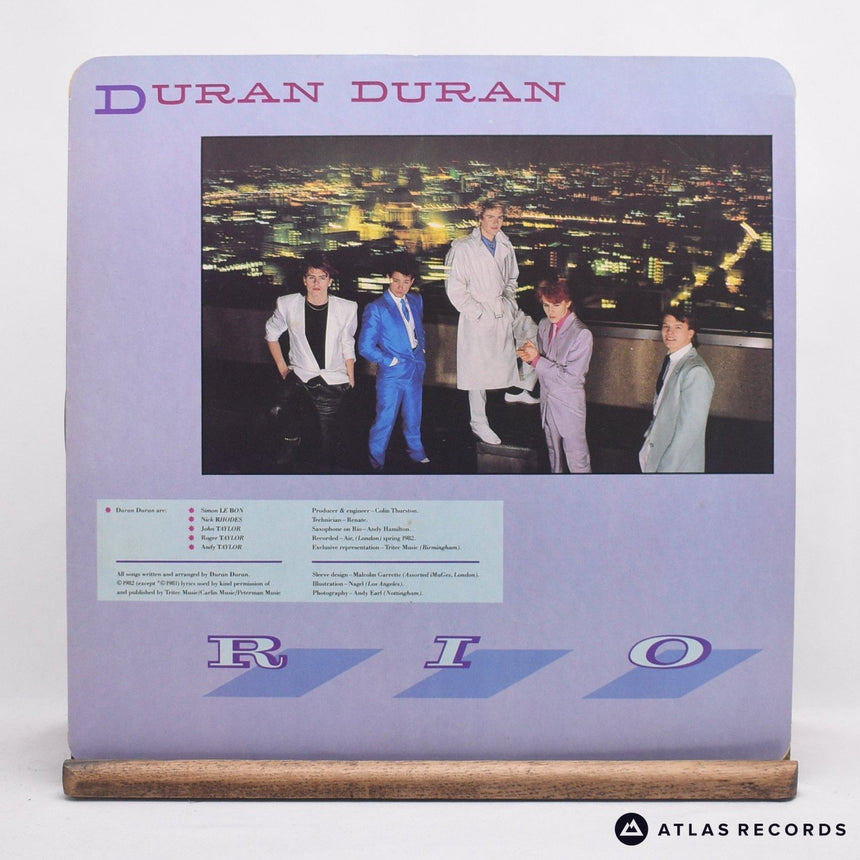 Duran Duran - Rio - Textured Sleeve First Press A-2 B-1 LP Vinyl Record - EX/EX