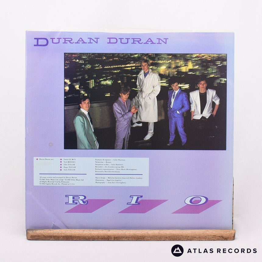 Duran Duran - Rio - Us 1A 2A LP Vinyl Record - VG/VG+