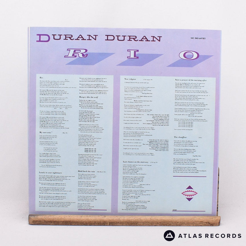 Duran Duran - Rio - Greece LP Vinyl Record - VG+/EX