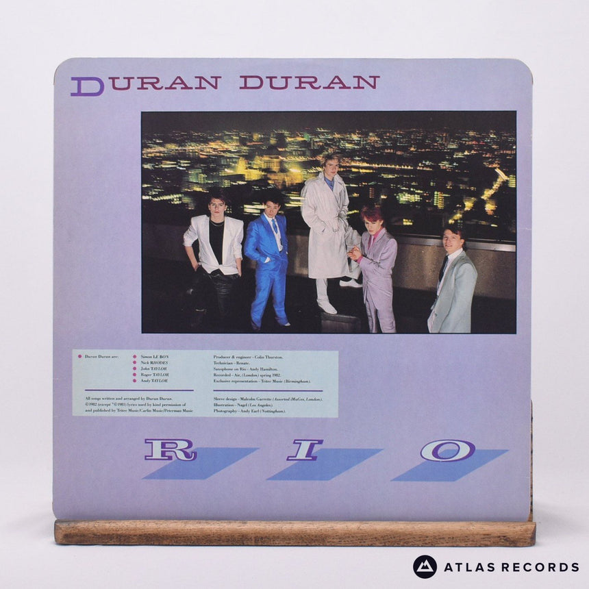 Duran Duran - Rio - First Press Textured Sleeve A-4 B-1 LP Vinyl Record - VG/VG+