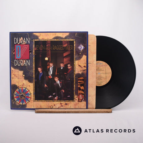 Duran Duran Seven And The Ragged Tiger LP Vinyl Record - Front Cover & Record