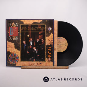 Duran Duran Seven And The Ragged Tiger LP Vinyl Record - Front Cover & Record