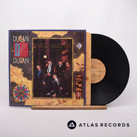 Duran Duran Seven And The Ragged Tiger LP Vinyl Record - Front Cover & Record