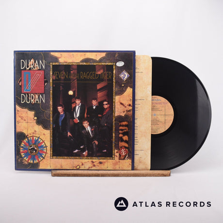 Duran Duran Seven And The Ragged Tiger LP Vinyl Record - Front Cover & Record