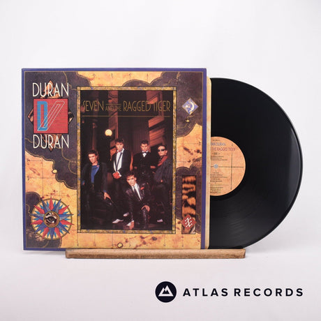 Duran Duran Seven And The Ragged Tiger LP Vinyl Record - Front Cover & Record