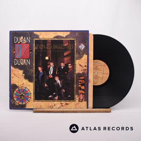 Duran Duran Seven And The Ragged Tiger LP Vinyl Record - Front Cover & Record