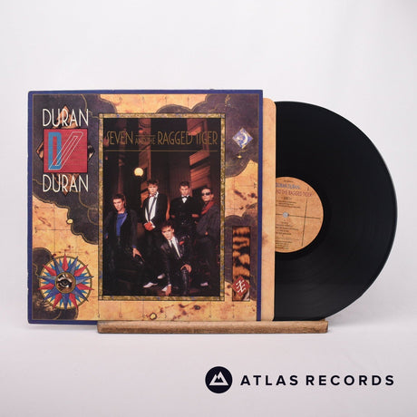 Duran Duran Seven And The Ragged Tiger LP Vinyl Record - Front Cover & Record