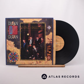 Duran Duran Seven And The Ragged Tiger LP Vinyl Record - Front Cover & Record