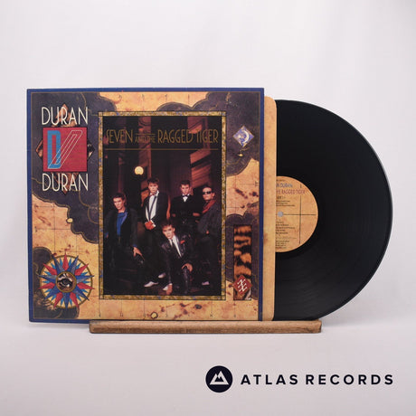 Duran Duran Seven And The Ragged Tiger LP Vinyl Record - Front Cover & Record