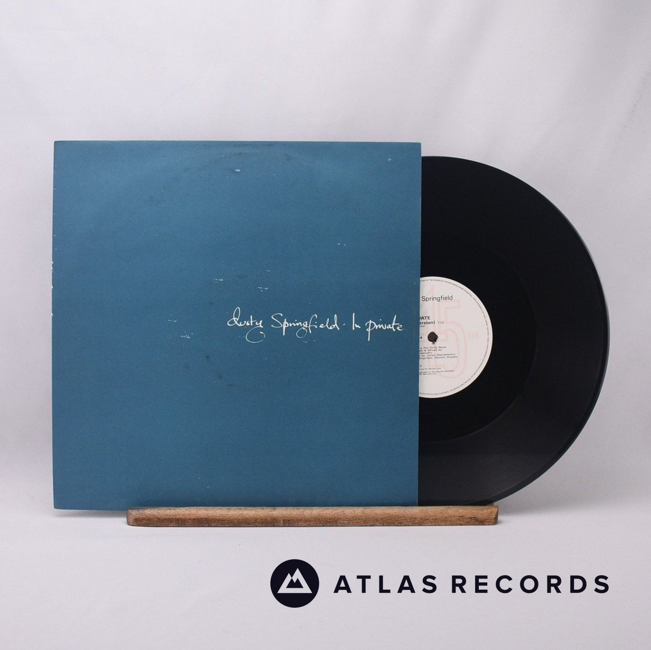 Dusty Springfield In Private 12" Vinyl Record - Front Cover & Record