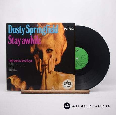 Dusty Springfield Stay Awhile LP Vinyl Record - Front Cover & Record