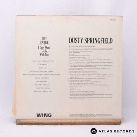 Dusty Springfield - Stay Awhile - Reissue Mono LP Vinyl Record - VG+/VG+
