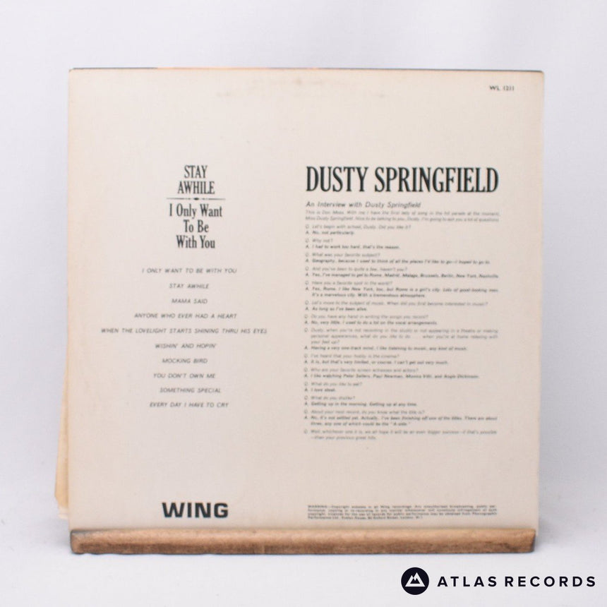 Dusty Springfield - Stay Awhile - Reissue Mono LP Vinyl Record - VG+/VG+