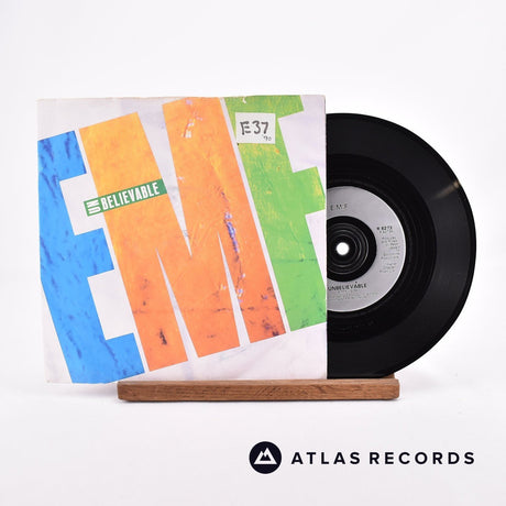 EMF Unbelievable 7" Vinyl Record - Front Cover & Record