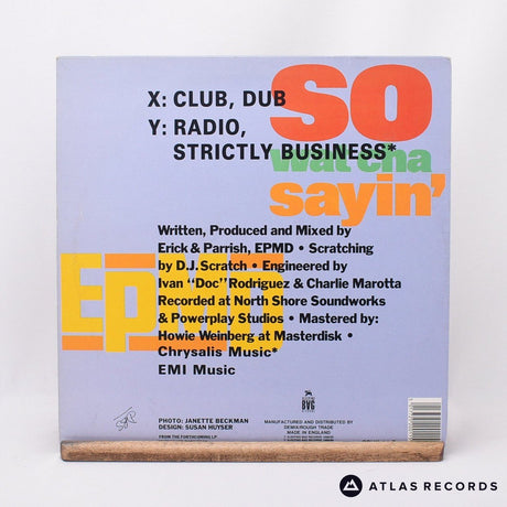 EPMD - So Watcha Sayin' - 12" Vinyl Record - VG+/VG+