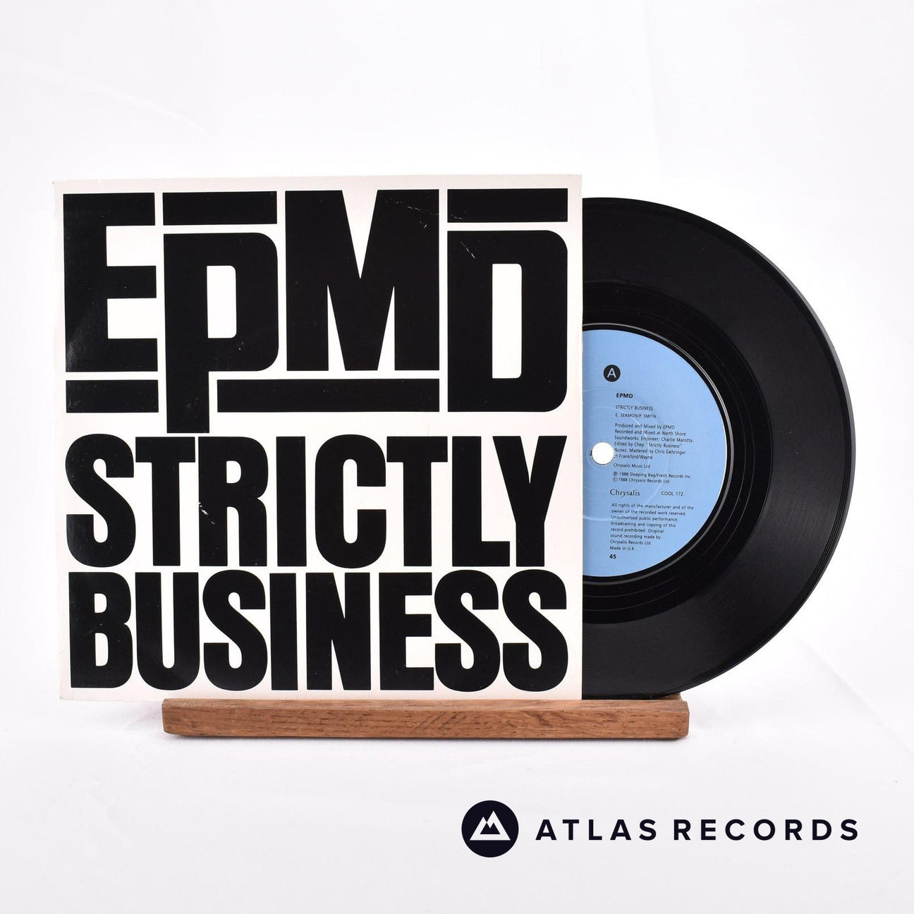 EPMD Strictly Business 7" Vinyl Record - Front Cover & Record