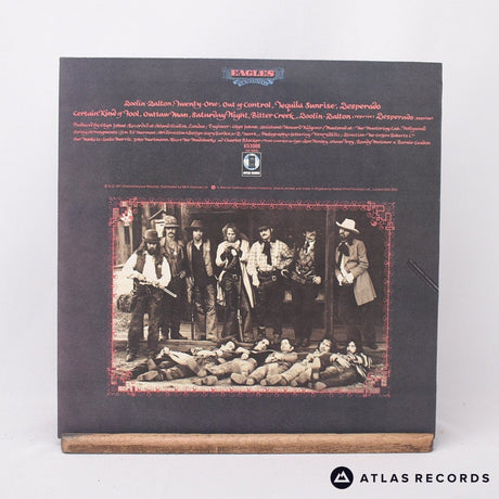 Eagles - Desperado - Reissue Textured Sleeve LP Vinyl Record - EX/VG+