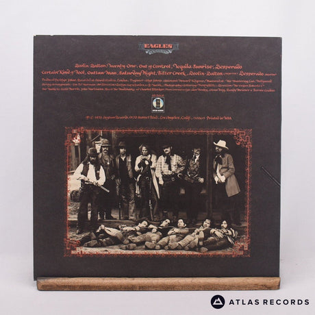 Eagles - Desperado - Reissue Textured Sleeve LP Vinyl Record - EX/VG+