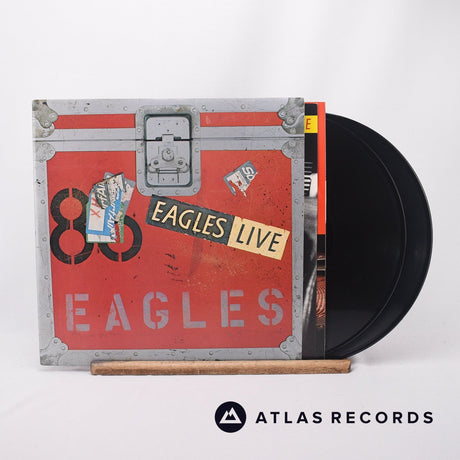Eagles Eagles Live 2 x LP Vinyl Record - Front Cover & Record