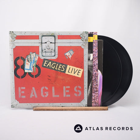 Eagles Eagles Live 2 x LP Vinyl Record - Front Cover & Record
