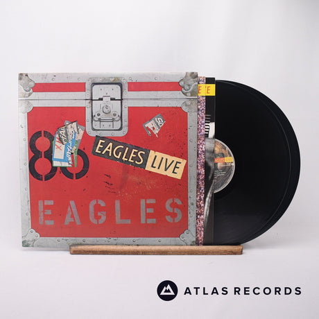 Eagles Eagles Live 2 x LP Vinyl Record - Front Cover & Record