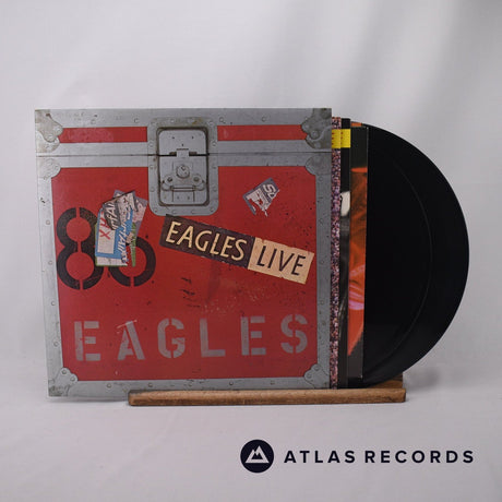 Eagles Eagles Live 2 x LP Vinyl Record - Front Cover & Record