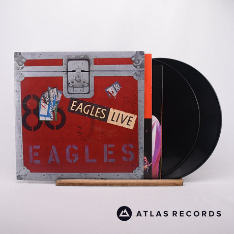Eagles Eagles Live 2 x LP Vinyl Record - Front Cover & Record