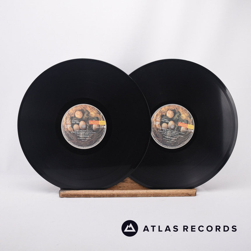 Eagles - Eagles Live - Repress Strawberry Gatefold 2 x LP Vinyl Record - VG+/EX